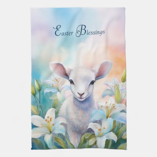 Osterlamm Küchentuch (Vertikal)