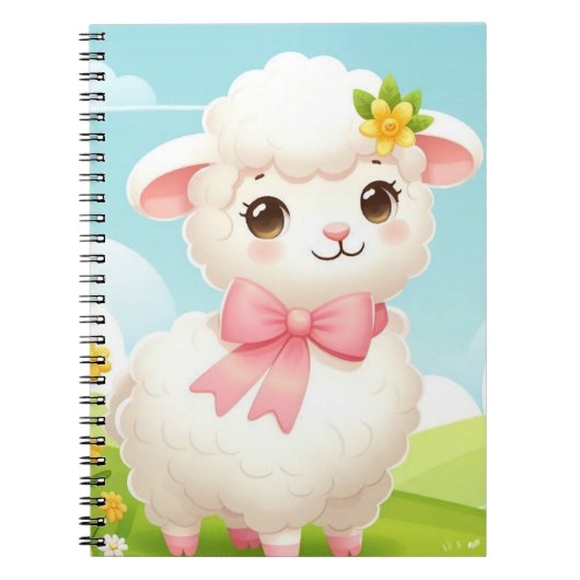 Osterlamm Notizblock (Vorderseite)