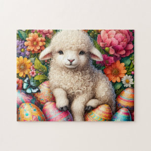 Osterlamm Puzzle