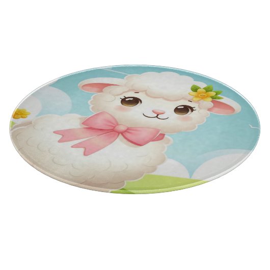 Osterlamm Schneidebrett (Ecke)