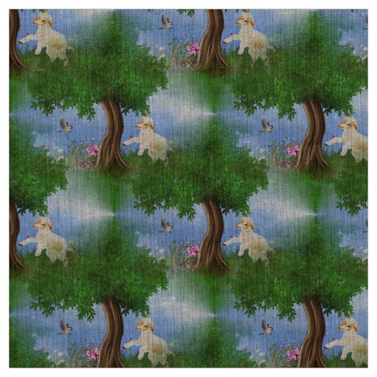 Osterlamm Stoff (Muster)