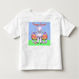 Osterlamm und -körbe kleinkind t-shirt