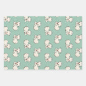 Osterlammchen, Baby Farm Animal, Vintage Religion Geschenkpapier Set (Vorderseite 3)