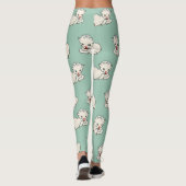 Osterlammchen, Baby Farm Animal, Vintage Religion Leggings (Rückseite)