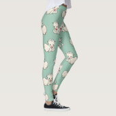 Osterlammchen, Baby Farm Animal, Vintage Religion Leggings (Rechts)