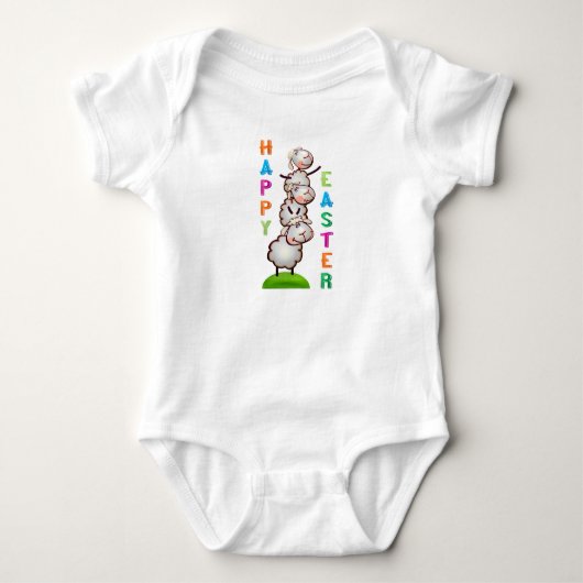 Osterlämmer Baby Strampler (Vorderseite)