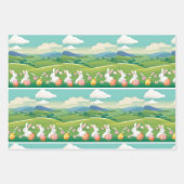 Osterlandschaft Geschenkpapier Set (Vorderseite 3)