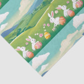 Osterlandschaft Seidenpapier (Detail)