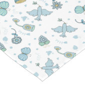 Osterlauf Whimsical Design 2 Großer Tischläufer (Ecke)