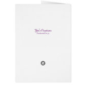 Osterleben: Lamm-Urlaubskarte (Hinten)