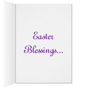 Osterleben: Lamm-Urlaubskarte (Innen (Rechts))