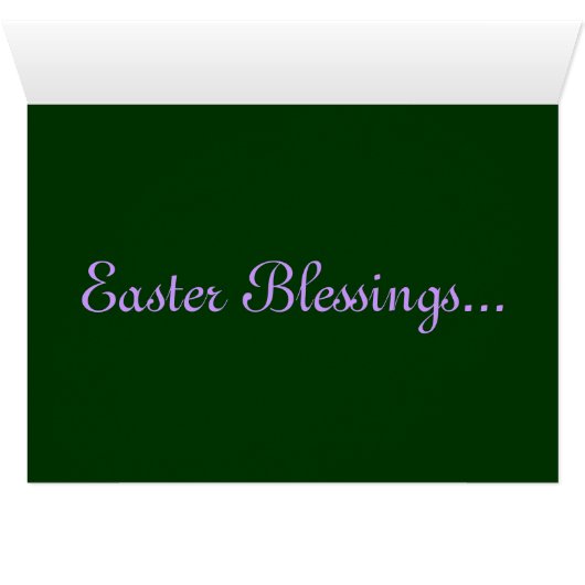 Osterleben: Lamm-Urlaubskarte (Innenansicht Horizontal (Unten))