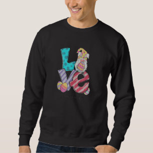 Osterlehrer Bunny Gnome Liebe #lehrerlife Sweatshirt