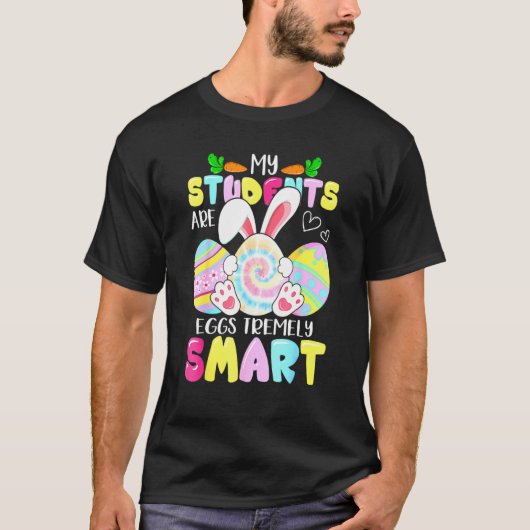 Osterlehrer Meine Schüler sind winzig kluge Eier T-Shirt (Vorderseite)