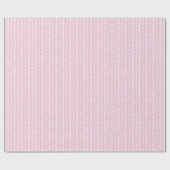 Osterleichte Rose Rosa Zigzag Streifen Geschenkpapier (Flach)