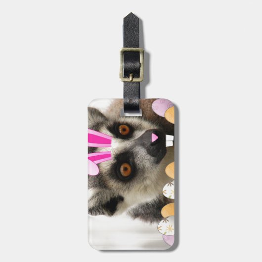 Osterlemur Gepäckanhänger (Vorderseite vertikal)