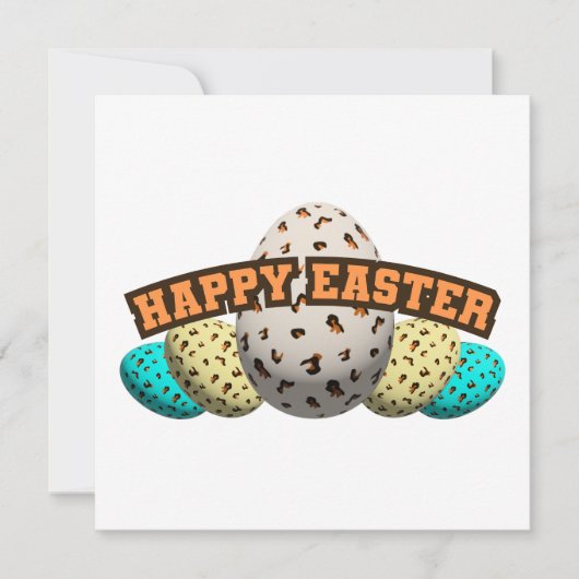 Osterleopard gemustert (Vorderseite)