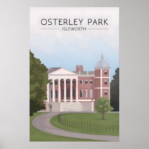 Osterley Park London Reiseplakat Poster