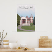 Osterley Park London Reiseplakat Poster (Küche)