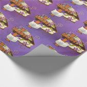 OsterLila Geschenkpapier (Ecke)