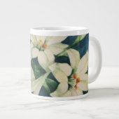 Osterlilie-Blume, Vintage Osterlilien Jumbo-Tasse (Vorderseite Rechts)