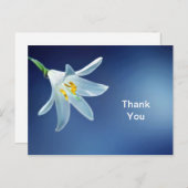 Osterlilie Danke, Postcard Postkarte (Vorne/Hinten)