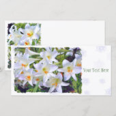 Osterlilie [Flachleitkarte] 案 内 状 Ankündigung (Vorne/Hinten)