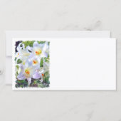 Osterlilie [Flachleitkarte] 案 内 状 Ankündigung (Rückseite)