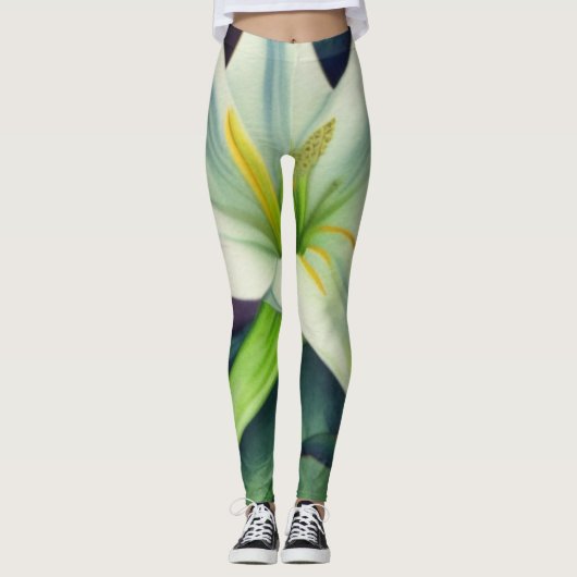 Osterlilie Leggings (Vorderseite)
