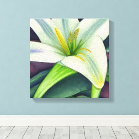 Osterlilie Leinwanddruck (Insitu (Holzboden))