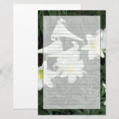 Osterlilie (Lilium regale) Briefpapier (Vorne/Hinten)