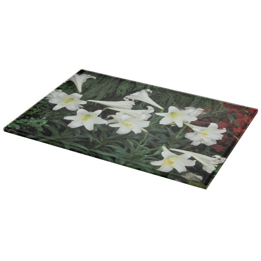 Osterlilie (Lilium regale) Schneidebrett (Ecke)