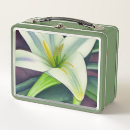 Osterlilie Metall Brotdose