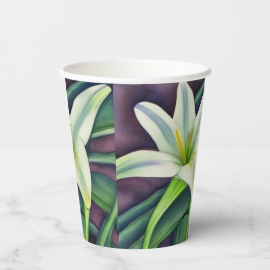 Osterlilie Pappbecher (Rückseite)