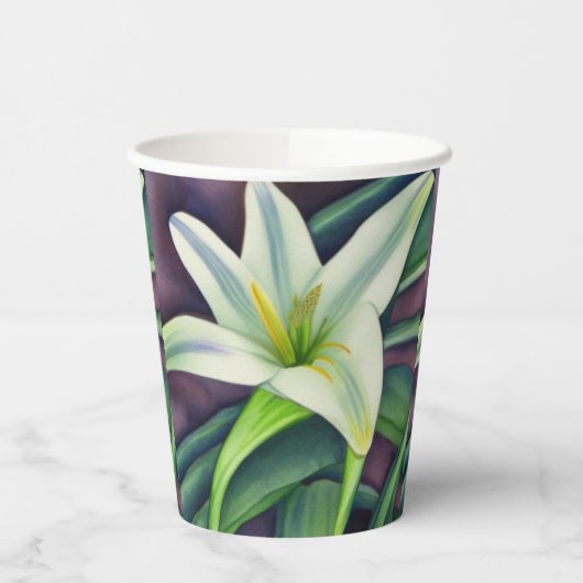 Osterlilie Pappbecher (Links)