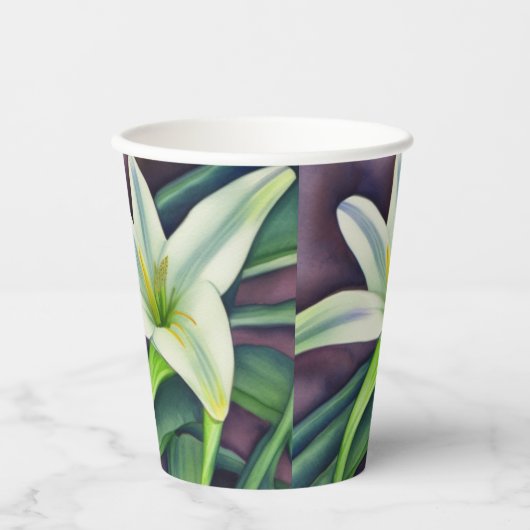 Osterlilie Pappbecher (Vorderseite)