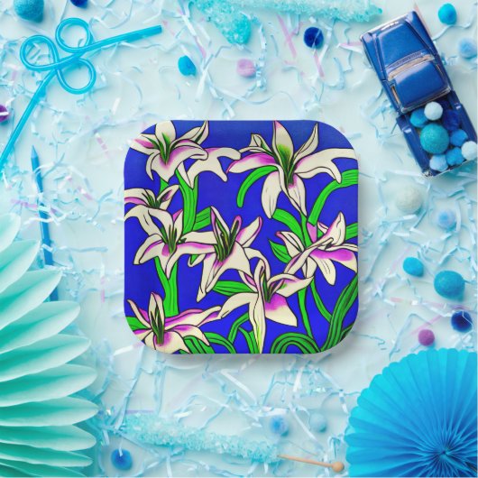 Osterlilie Pappteller (Party)