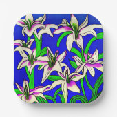 Osterlilie Pappteller (Vorderseite)