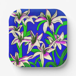 Osterlilie Pappteller