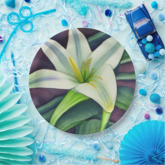 Osterlilie Pappteller (Party)