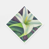 Osterlilie Serviette (Ecke)