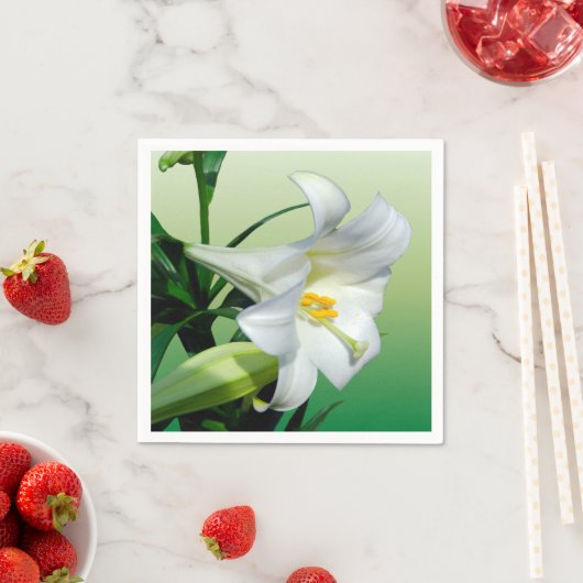 Osterlilie Serviette (Beispiel)