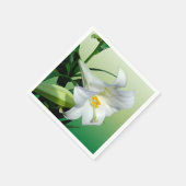 Osterlilie Serviette (Ecke)