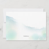 Osterlilien-Einladung Einladung (Rückseite)