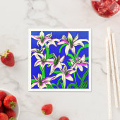 Osterlilien Servietten (Beispiel)