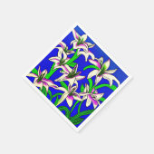 Osterlilien Servietten (Ecke)