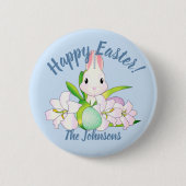 Osterlilies & Sweet Bunnies Button (Vorderseite)
