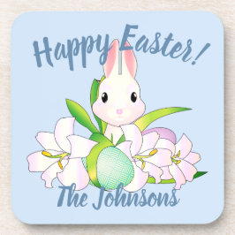 Osterlilies & Sweet Bunnies Getränkeuntersetzer