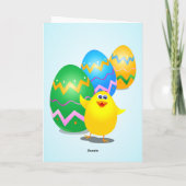 Osterlustiger Küken, Karte (Rückseite)