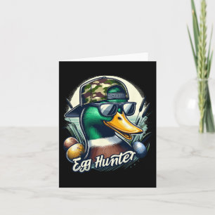Ostermallard Ente Die Jagd ist auf Ostern Camoufla Karte